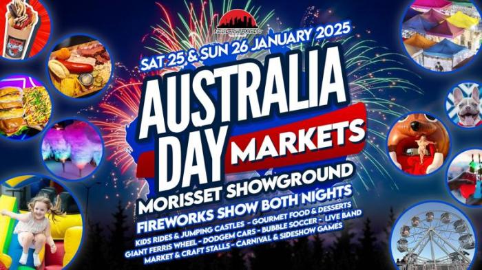 Australia Day Markets @ Morisset Showground