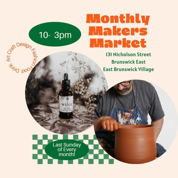 Monthly Maker's Market - East Brunswick Village