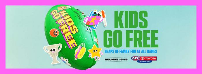 AFL Kids Go Free Rounds 16-19