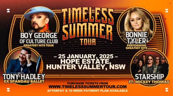 Timeless Summer Tour | Hunter Valley