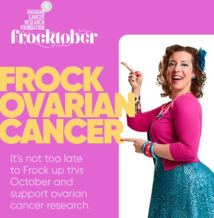 Frocktober 2024 - Frock Ovarian Cancer