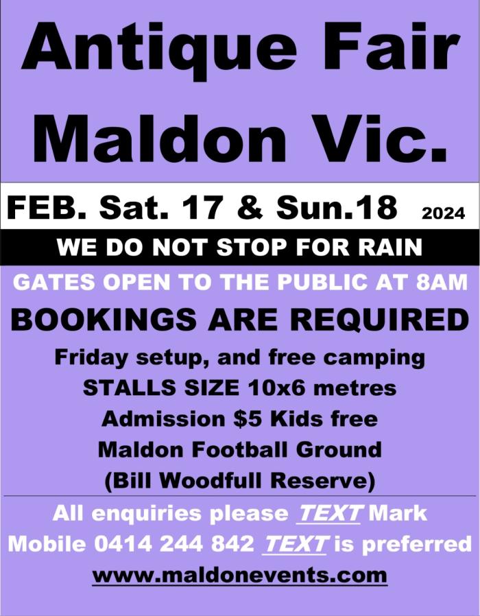 Maldon Antique Fair 2024