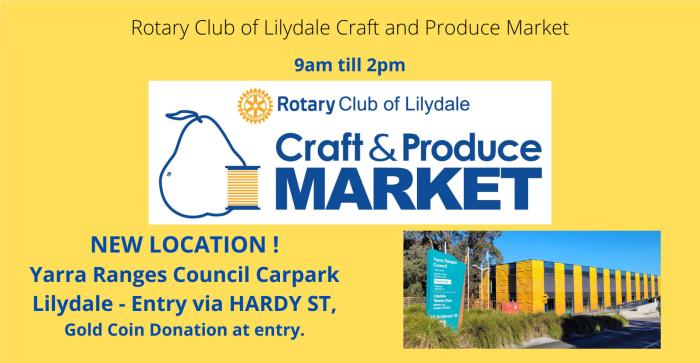 Lilydale Rotary Craft & Produce Market