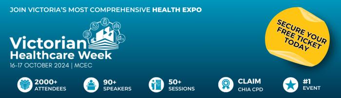 Victorian Healthcare Week Expo 2024