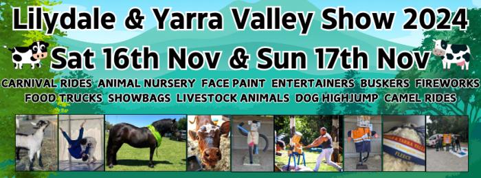 Lilydale & Yarra Valley Show 2024