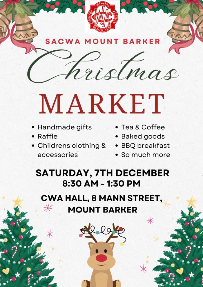 SACWA Mount Barker Christmas Market