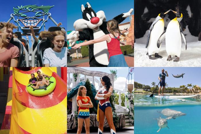 Tiqets Gold Coast Pass: Movie World, Sea World & Wet'n'Wild